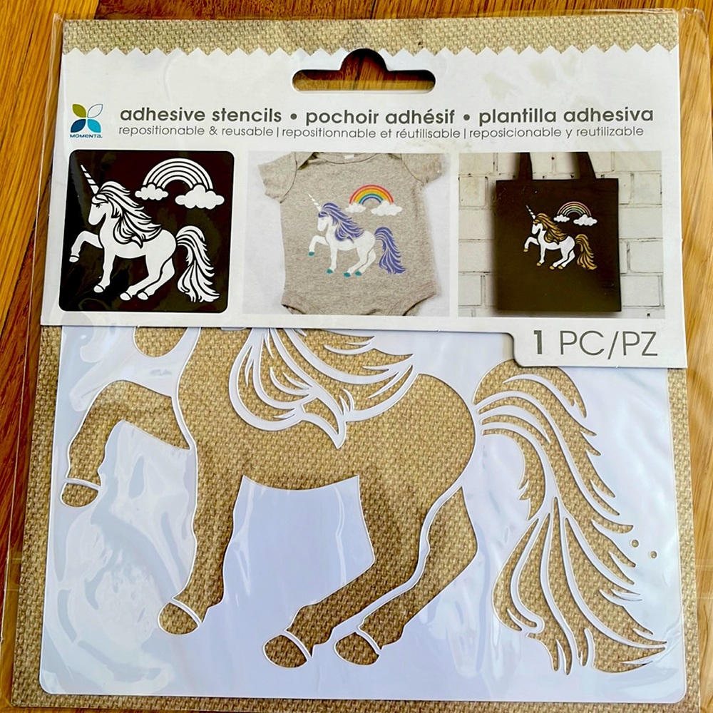 NIP Unicorn 🦄 Reusable Adhesive Stencil